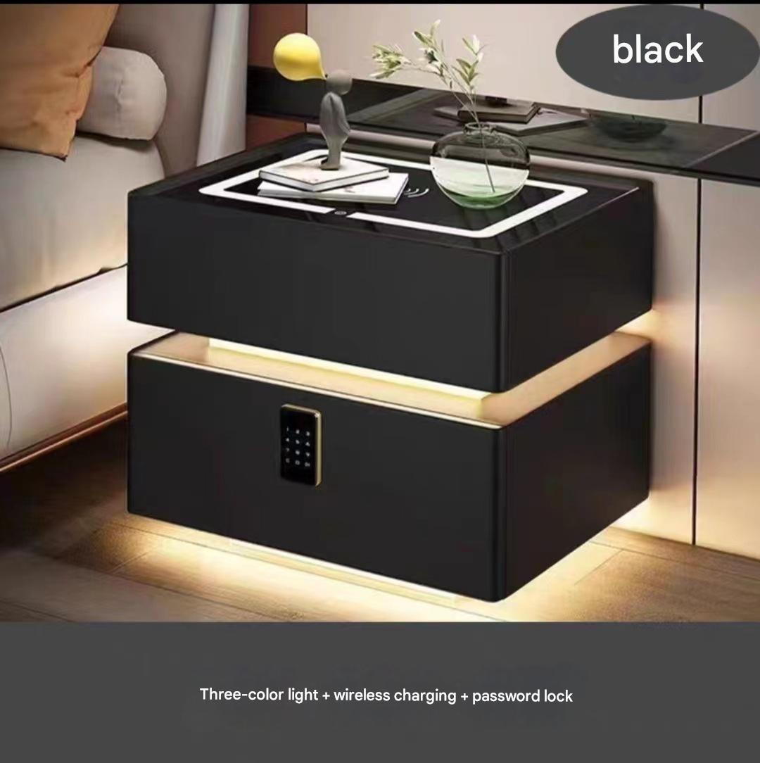 Black [three-color light   wireless charging   password lock]