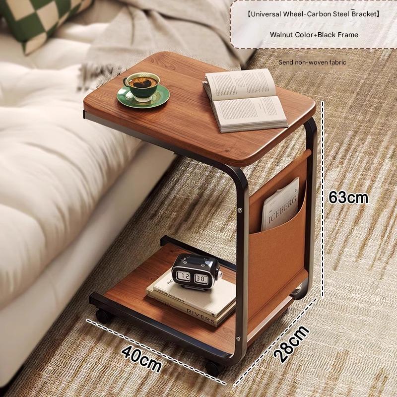 black frame walnut color