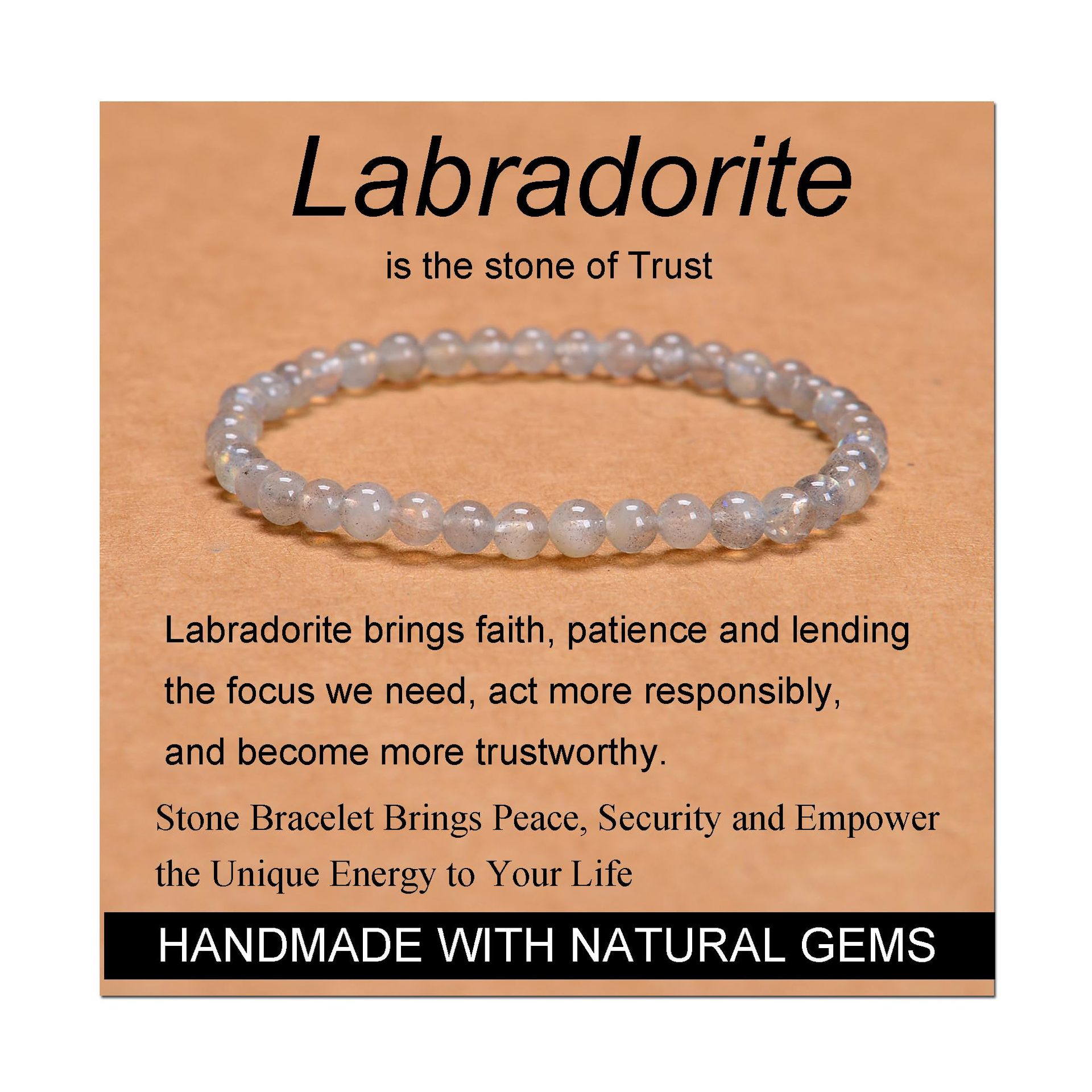 19:Gray moonlight bracelet