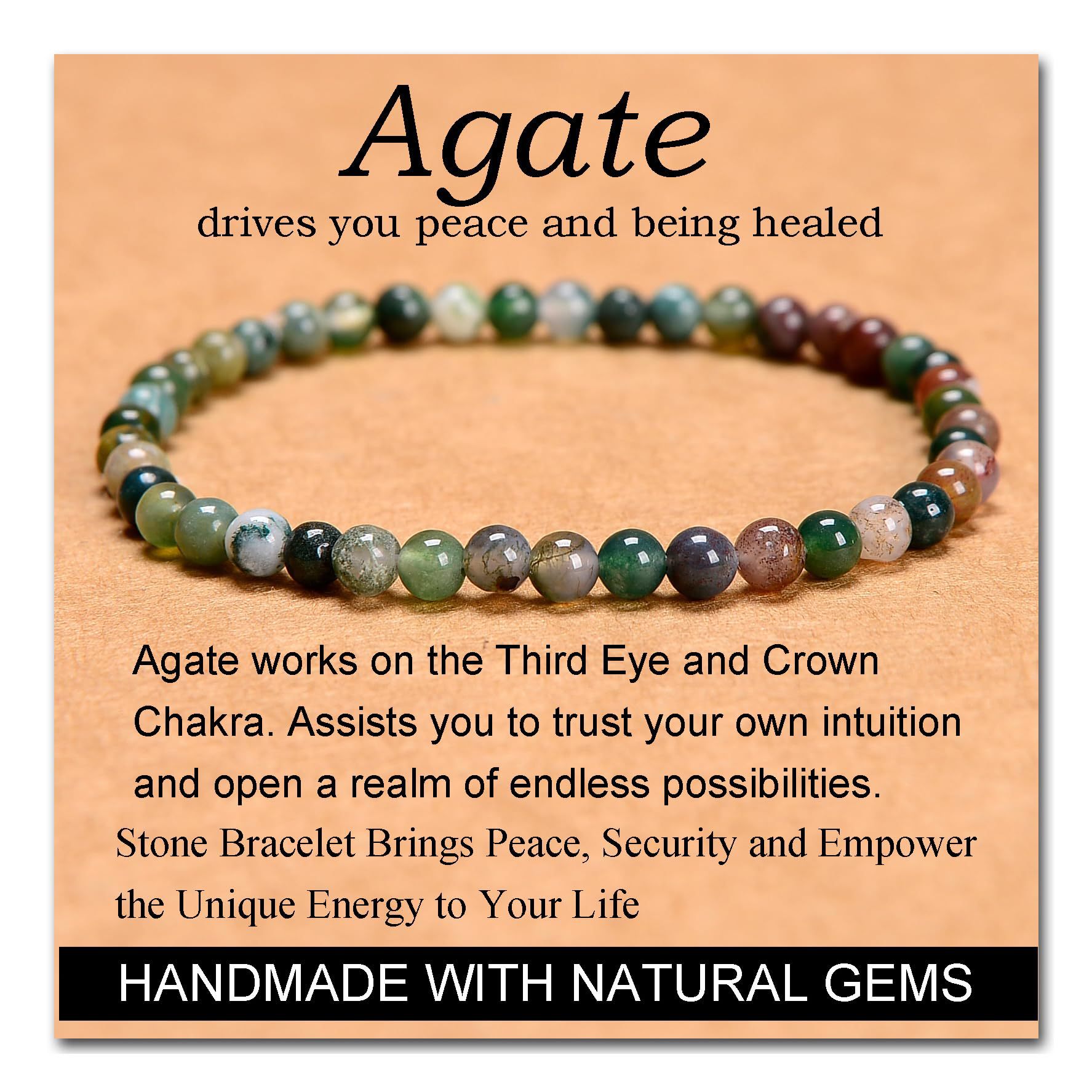 21:Indian agate bracelet