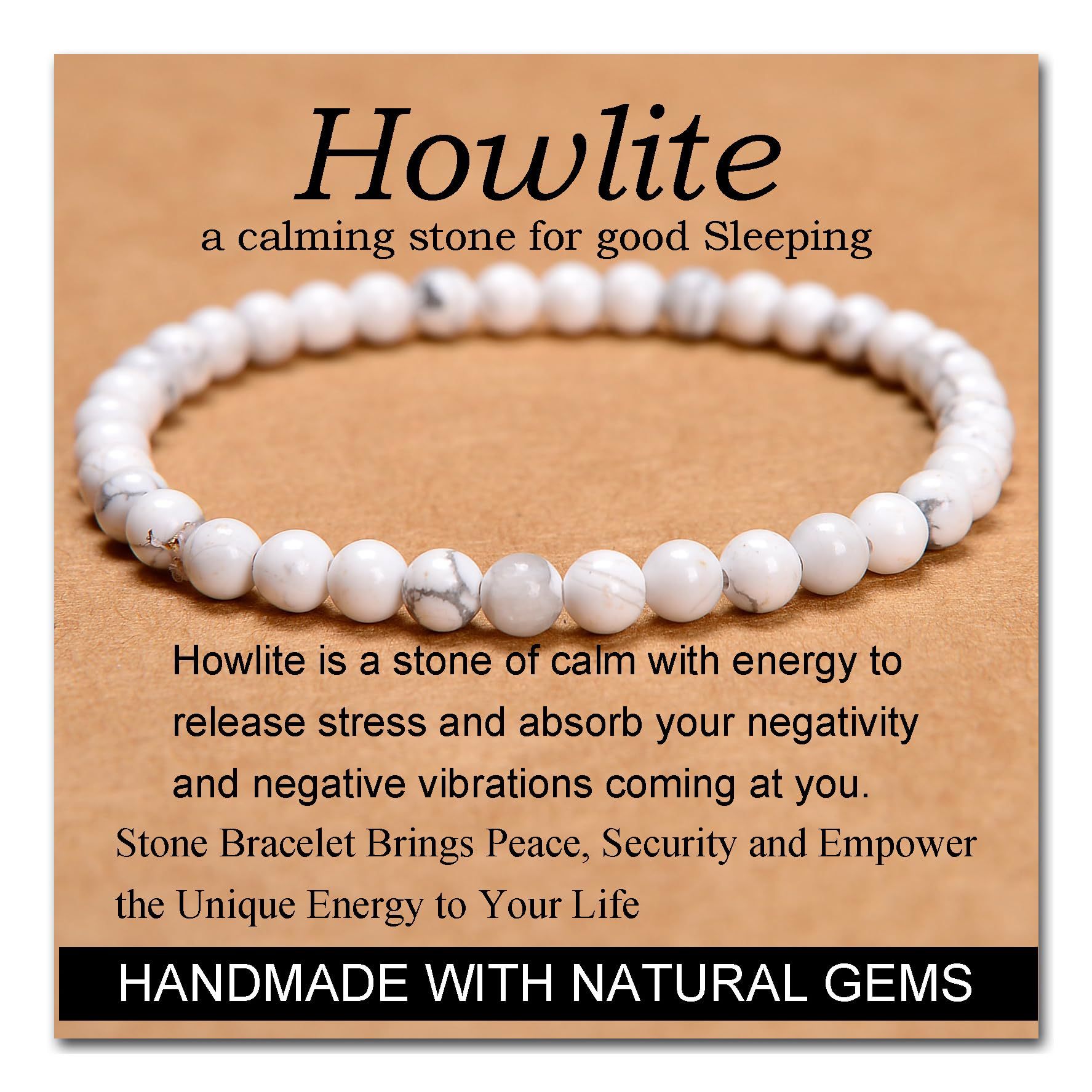 24:White turquoise bracelet