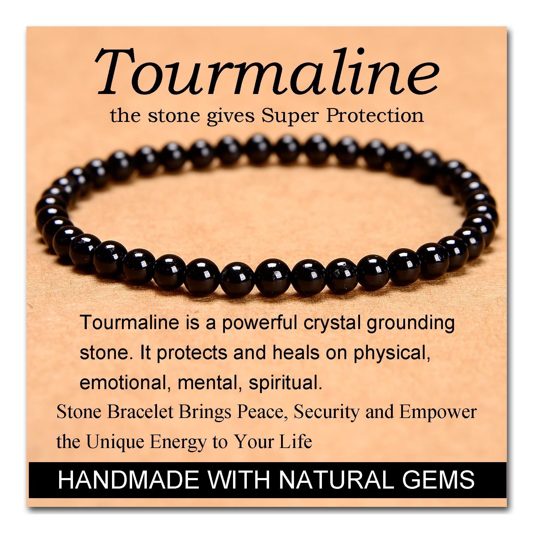 27:Black tourmaline bracelet