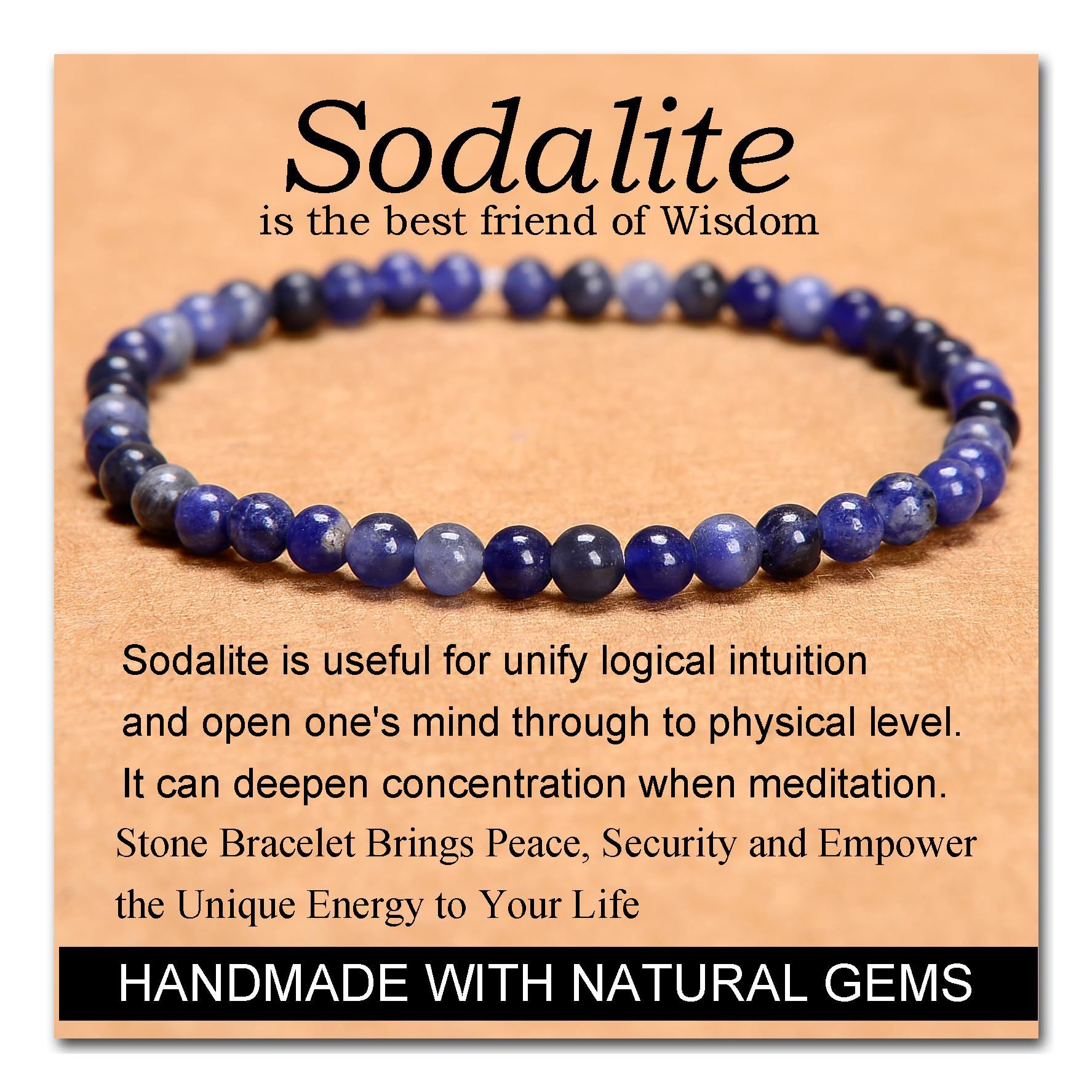 30:Blue sodalite bracelet