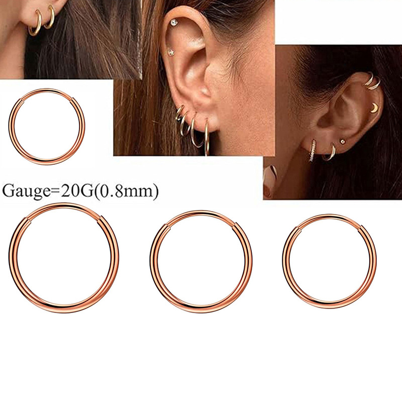 rose gold color 1.2x6mm