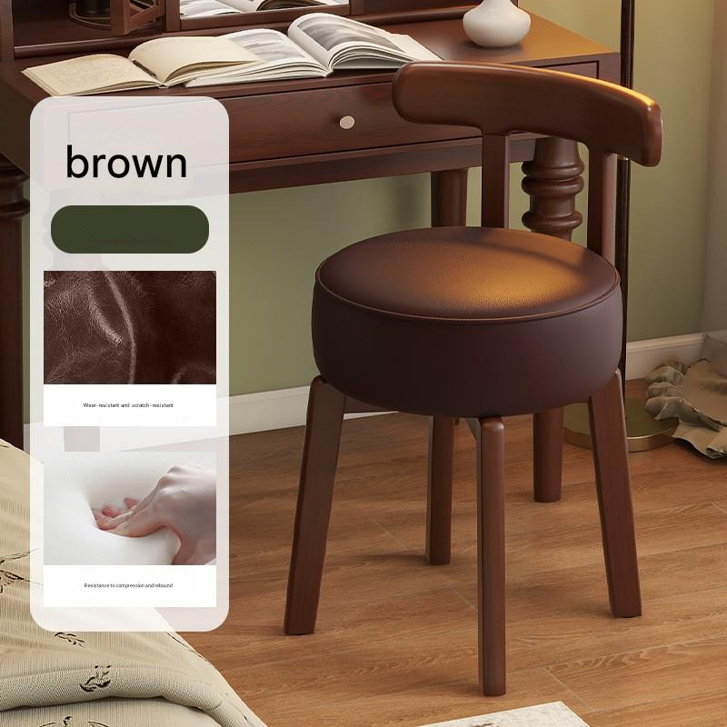 Walnut frame  brown rotatable