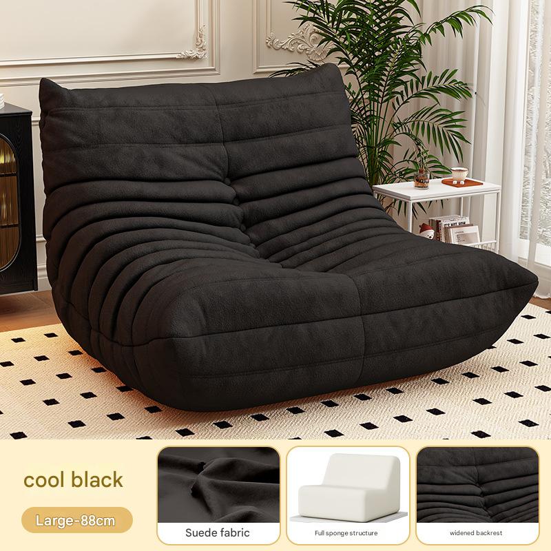 enlarged suede - classic black