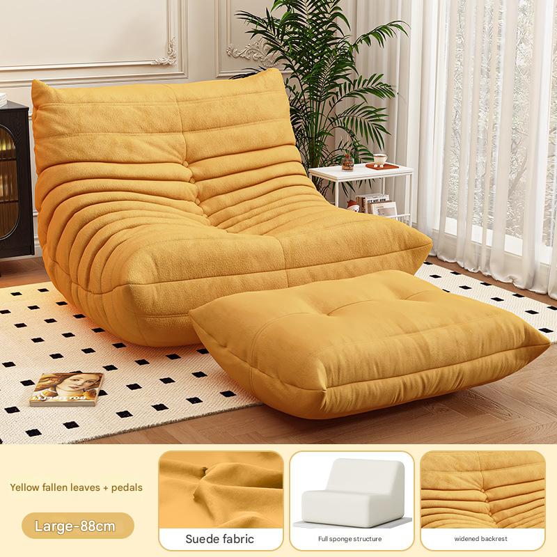 enlarged suede yellow with pedal