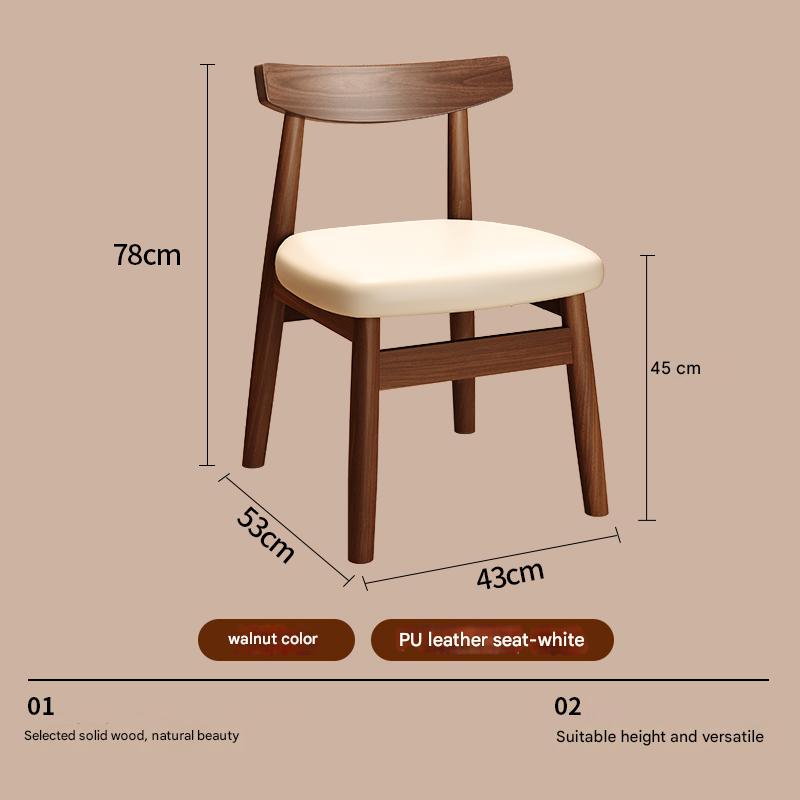 [daily low price] [high-quality rubber wood | walnut color] double layer nappa leather - off-white