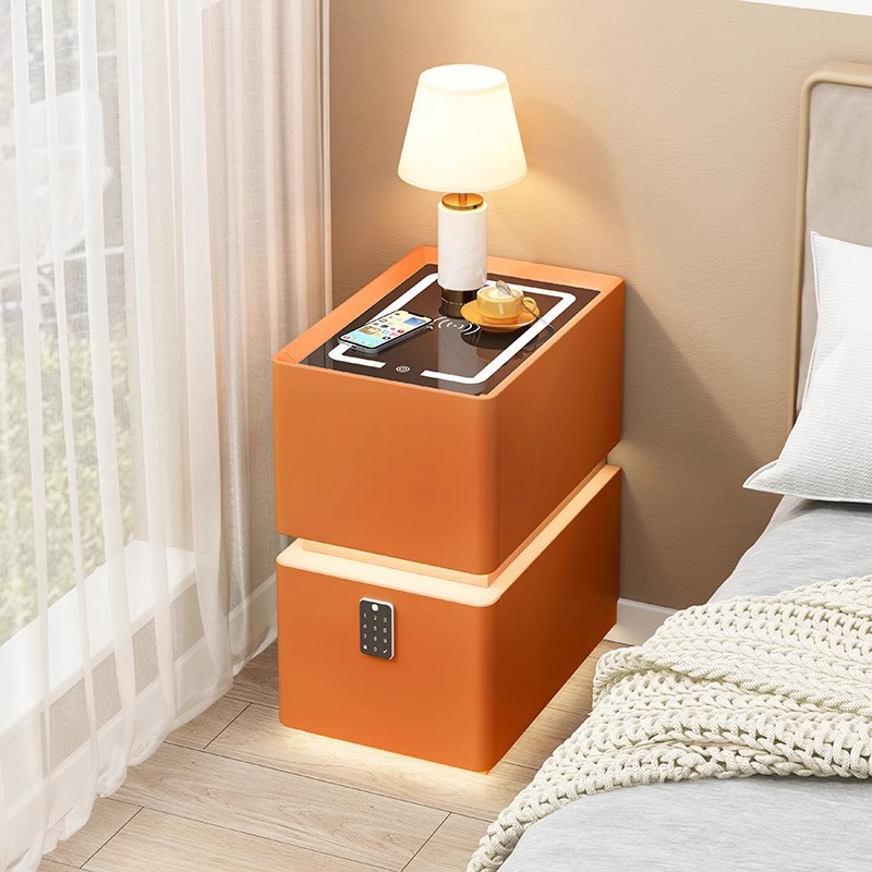 Three-color light   wireless charging   usb charging   password lock [orange]