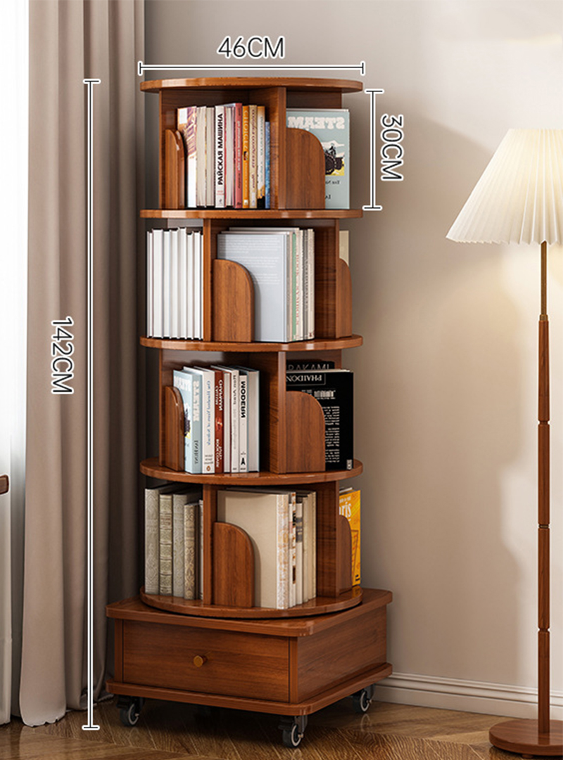 [movable with wheels] smoky cedar wood 142cm