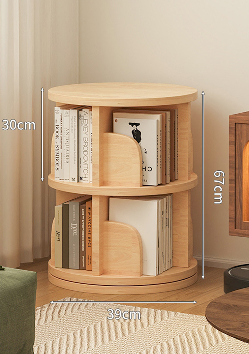 [solid wood two layers] log color 67cm