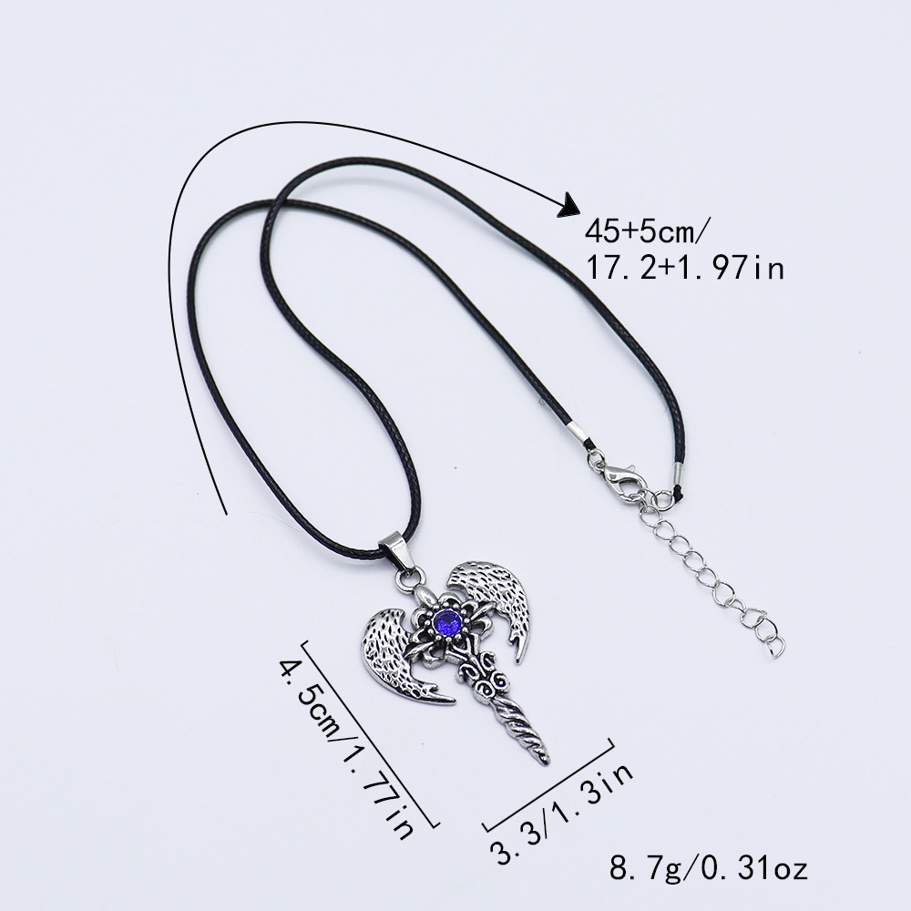 7:Blue [with 45 5cm wax rope]