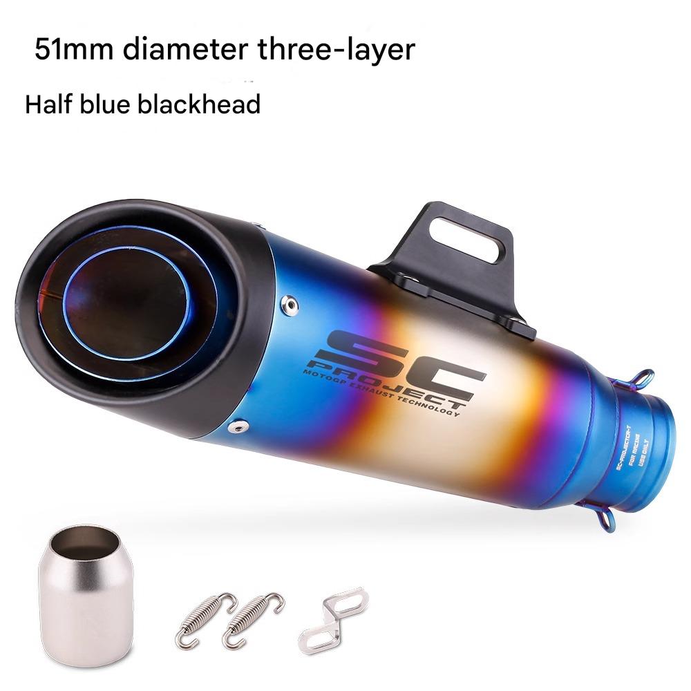 Three layers and half blue blackheads 51mm