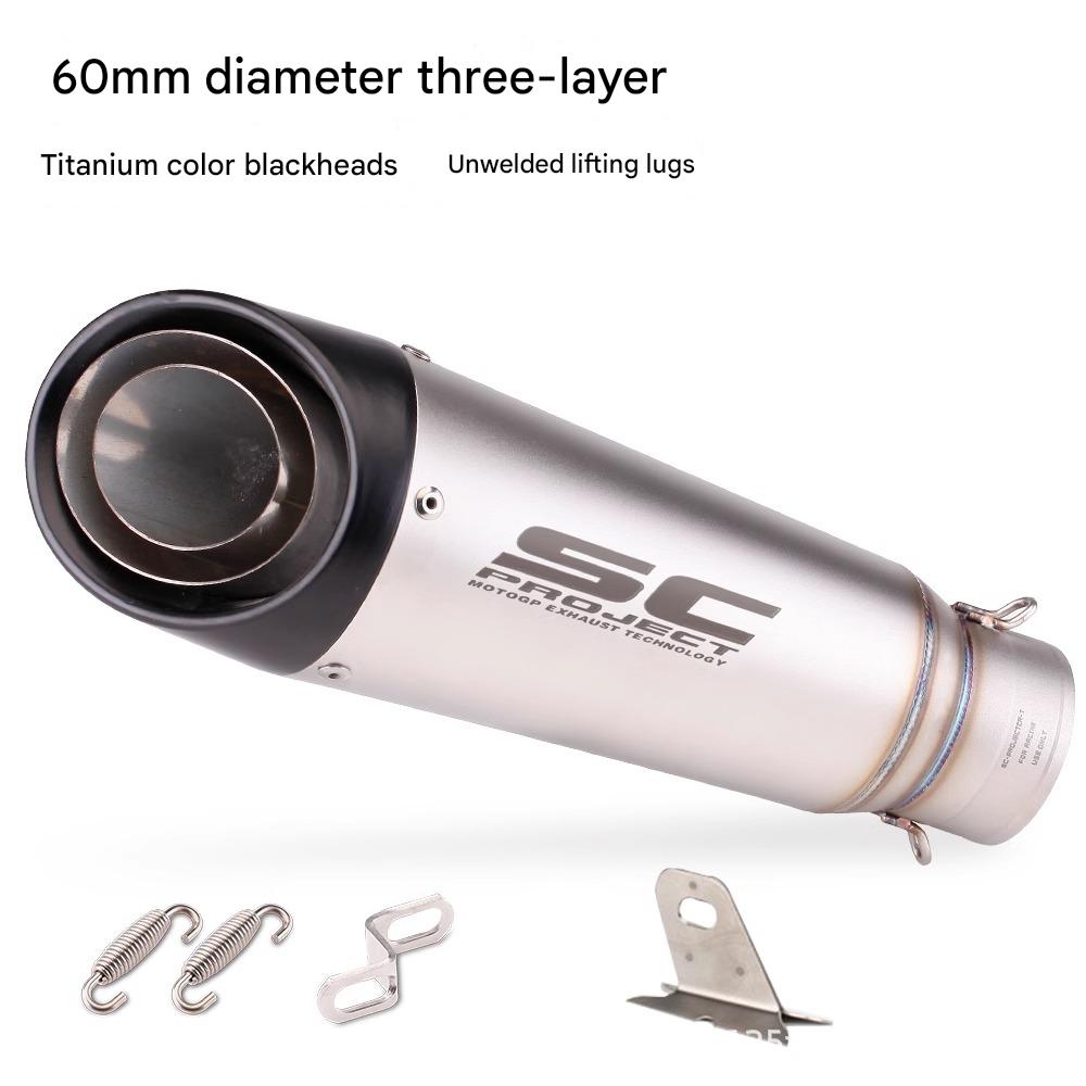 Three-layer titanium blackhead (not connected to lifting ears) 60mm