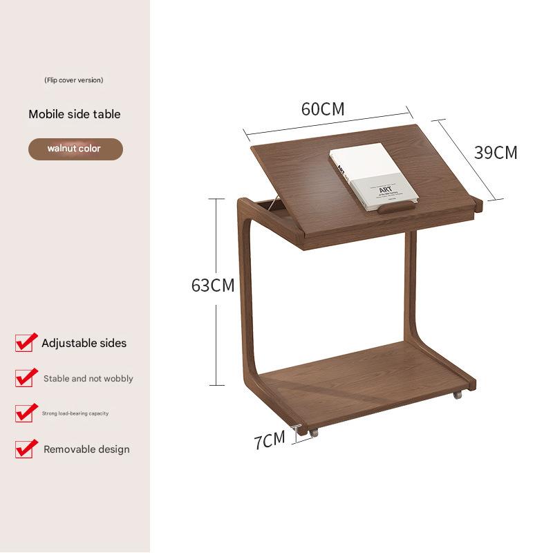 Walnut color flip style 60cm