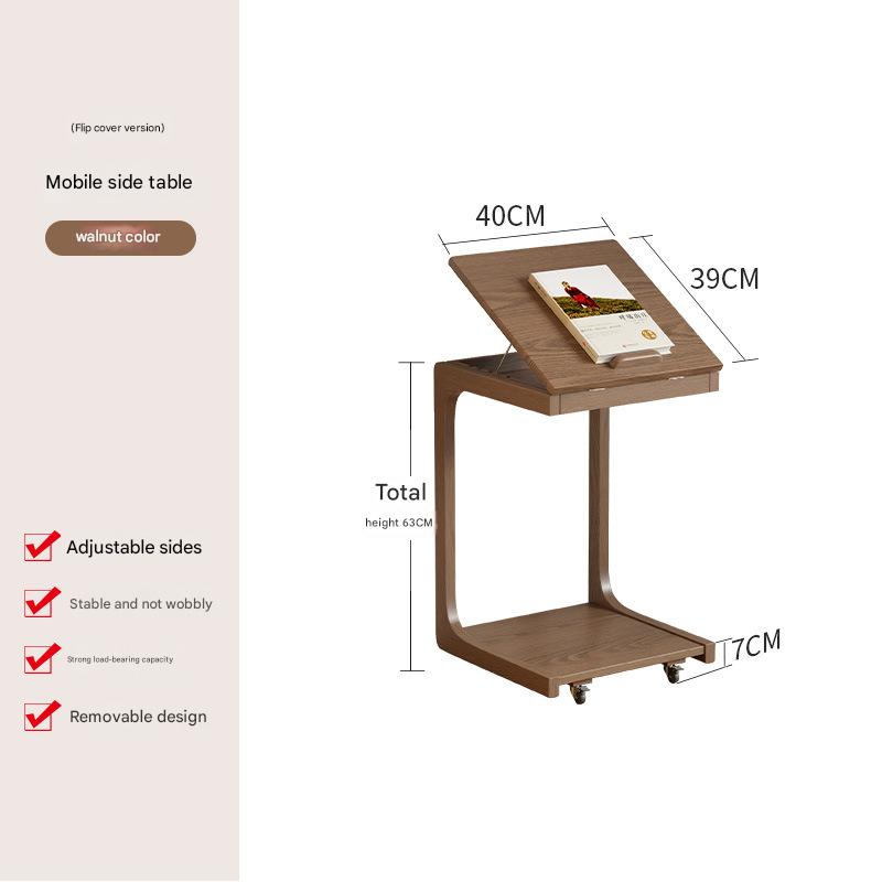 Walnut color flip style 40cm