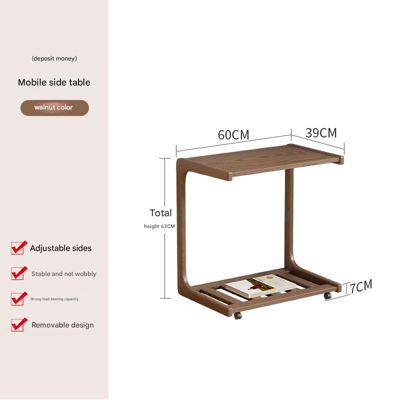 Walnut color flat style 60cm