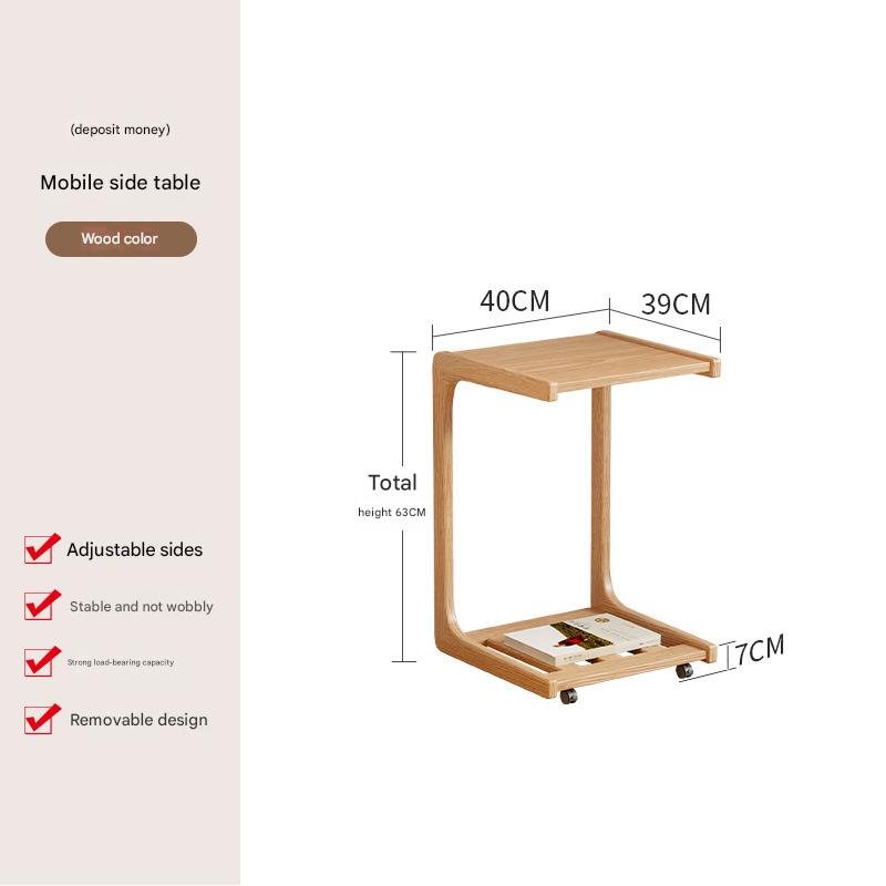 Wood color flat style 40cm