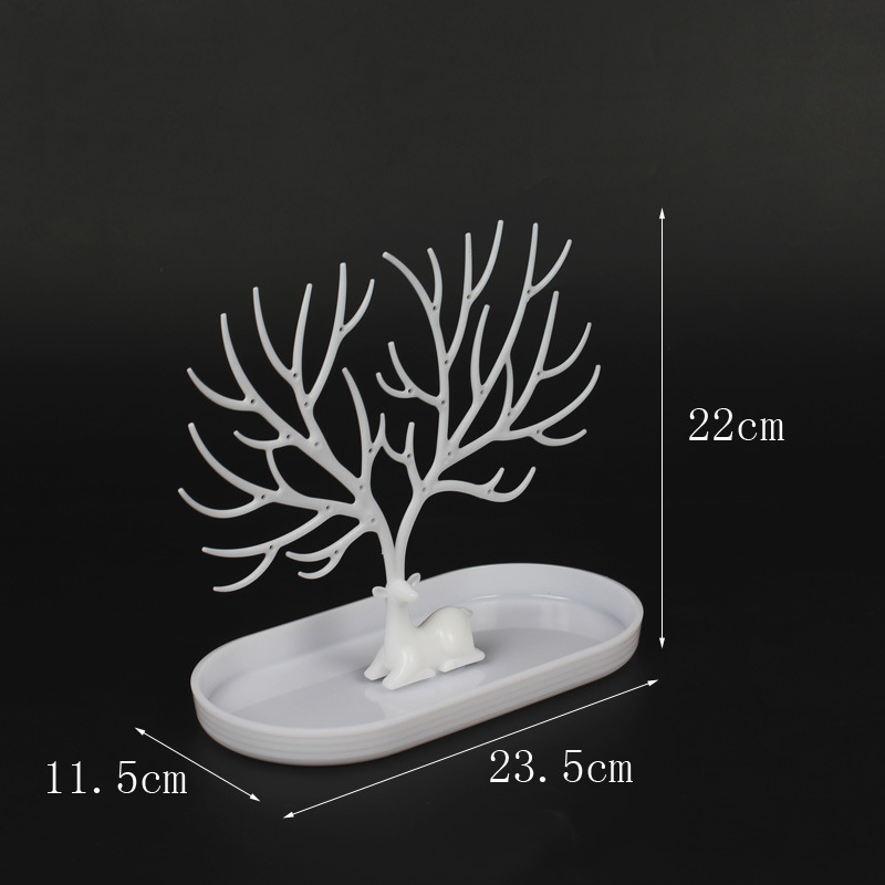 2:Ornament stand upgraded deer white pe bag