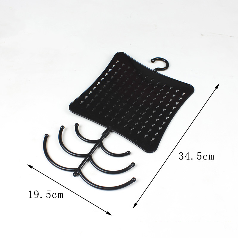 3:Mesh hook hanger black pe bag