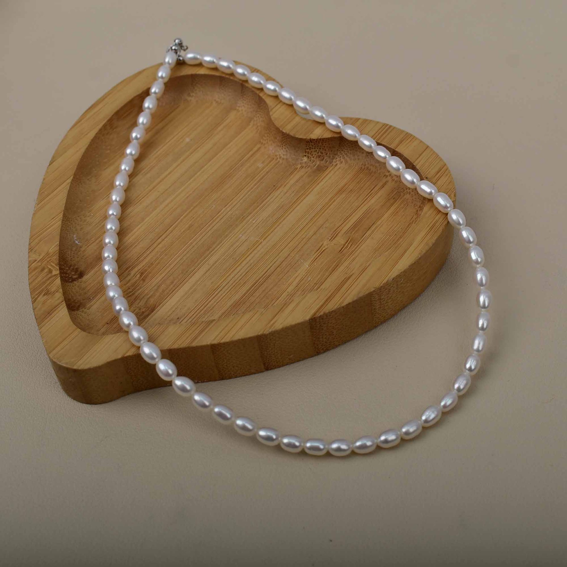 1:As shown in the picture, rice beads + 925 silver
