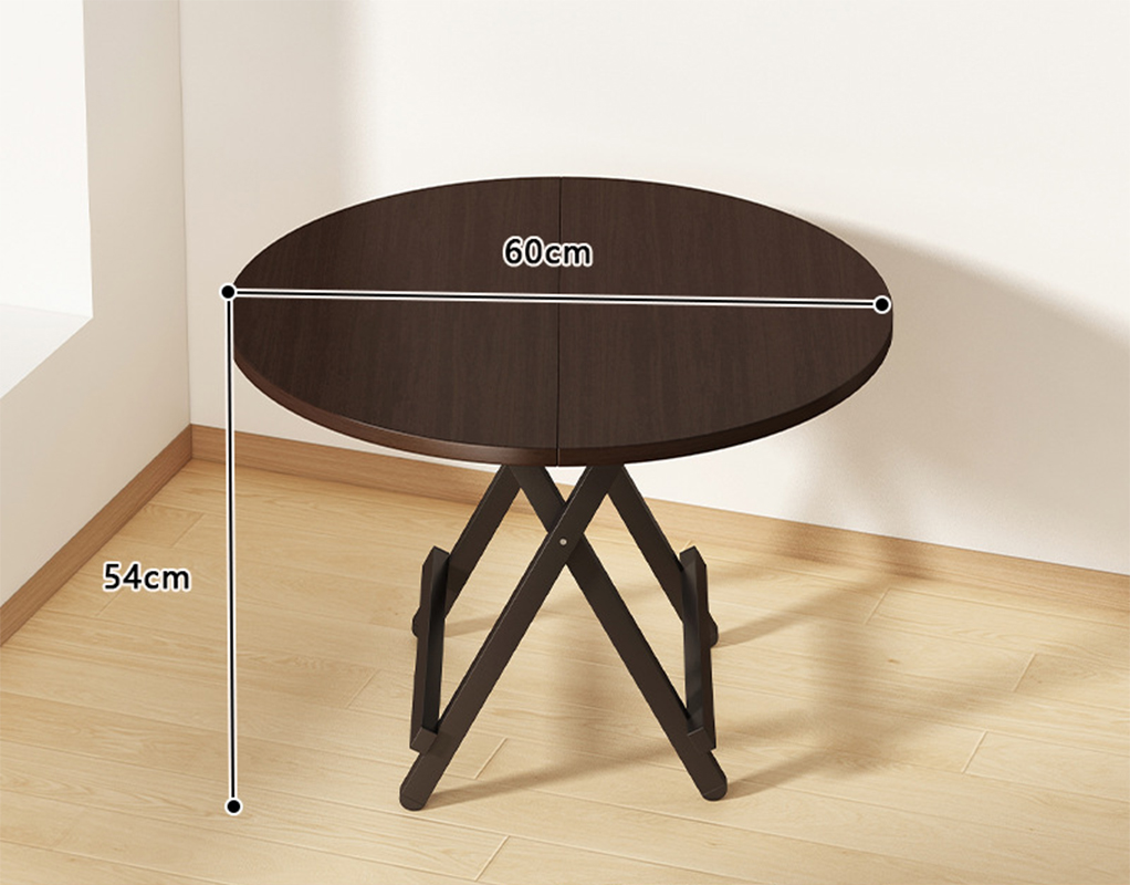 walnut color 60*60*54 [strong load-bearing capacity]