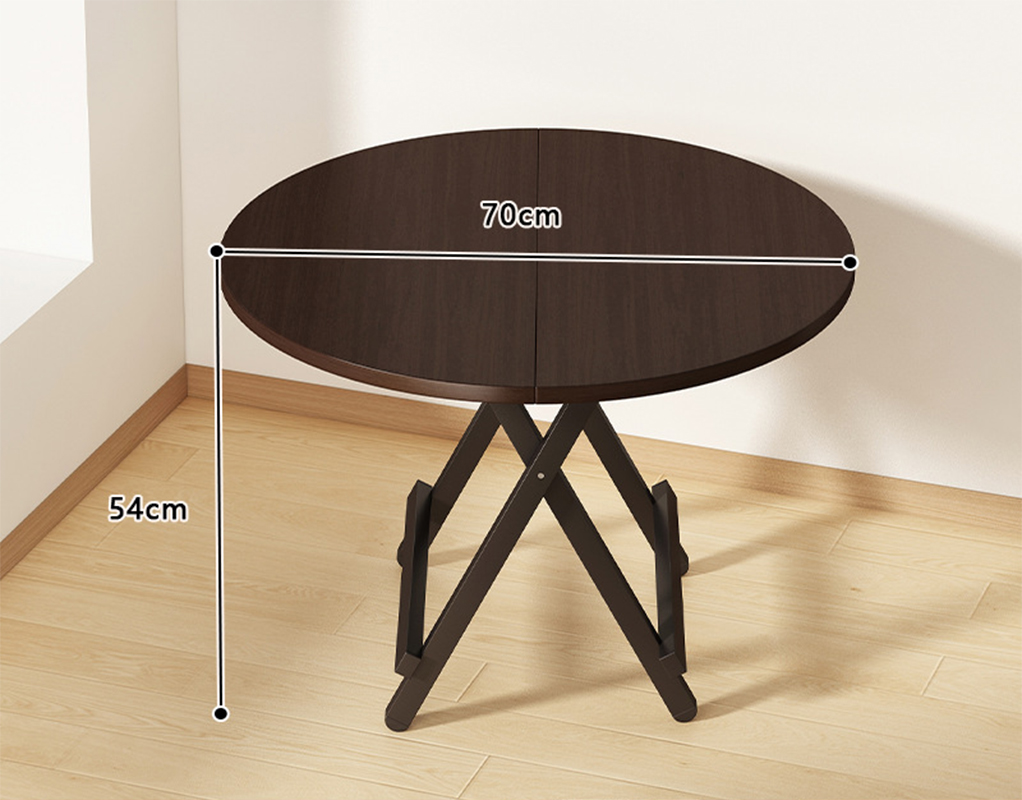 walnut color 70*70*54 [strong load-bearing capacity]