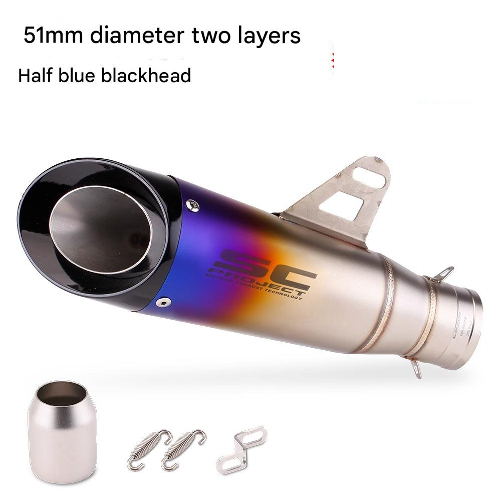 Two layers and half blue blackheads 51mm