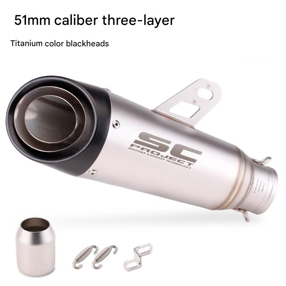 Three layers of titanium blackheads 51mm