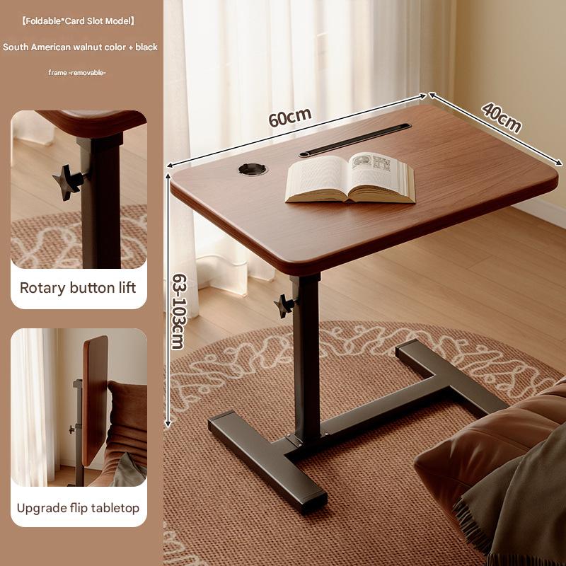 [card slot model] south american walnut color (foldable desktop) mobile and liftable