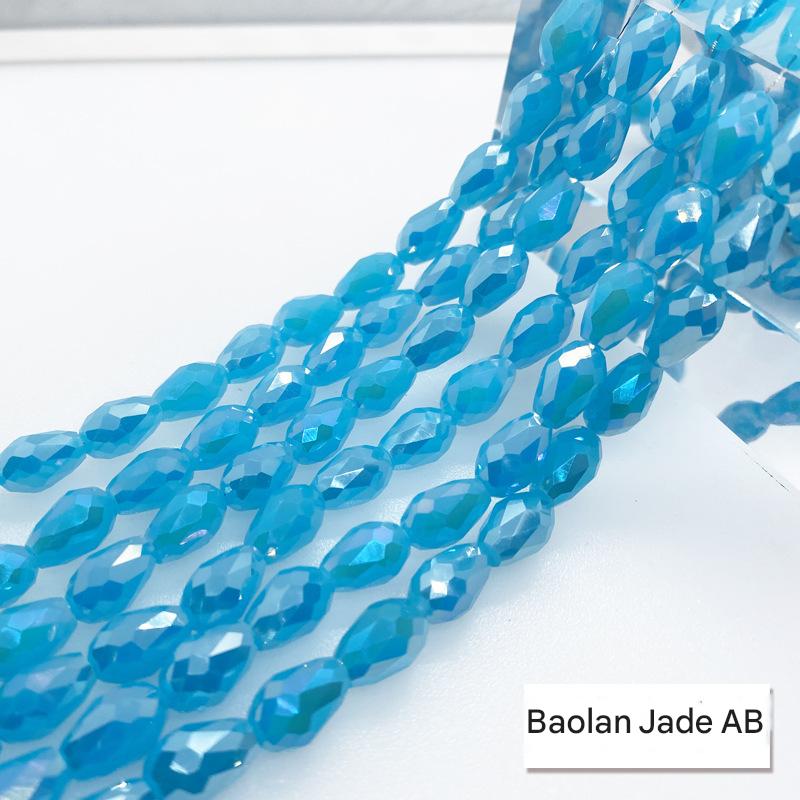 Sapphire Blue Jade AB 3mm/100pcs