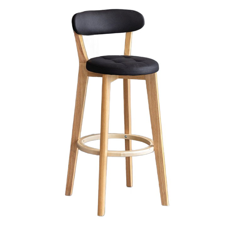 Log frame black technical cloth