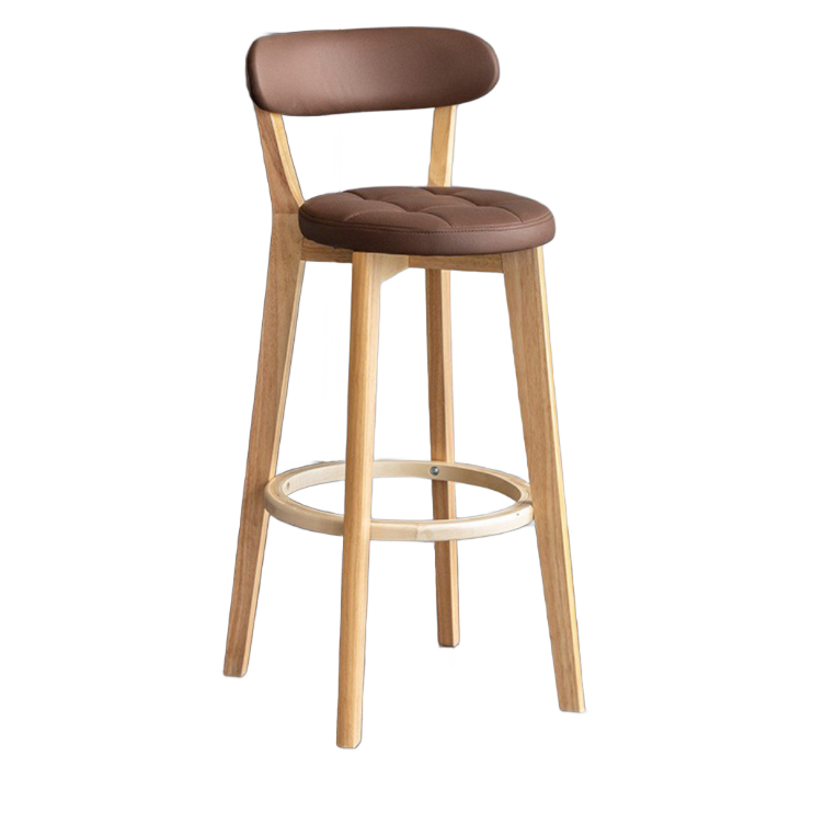 Log frame brown technical cloth