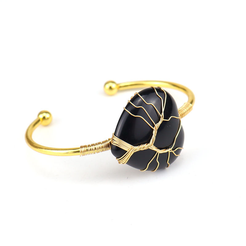 8 Schwarzer Obsidian