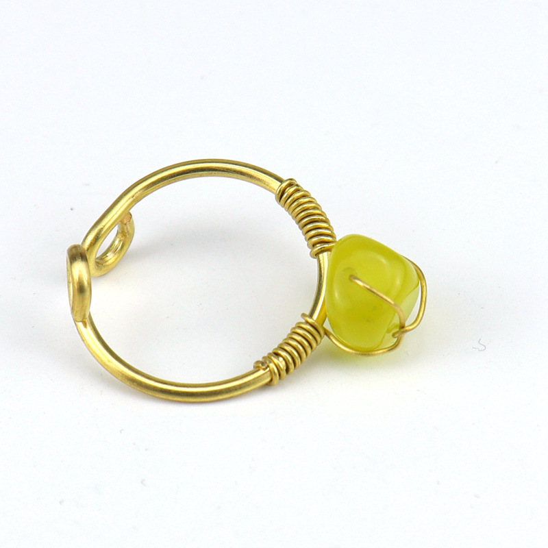 7 Peridot-Grün-Stein