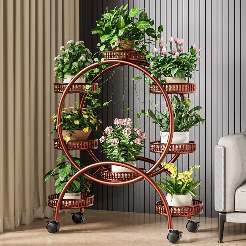 Red copper color 8-basin