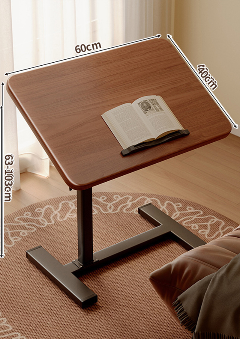 [desktop flip model] south american walnut color (foldable desktop) mobile and liftable