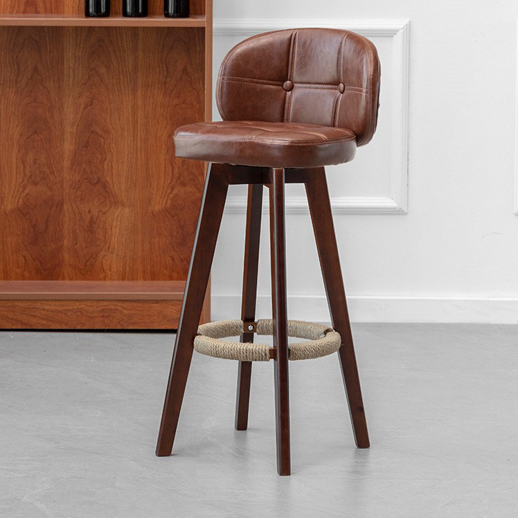 brown feet   brown leather can be rotated