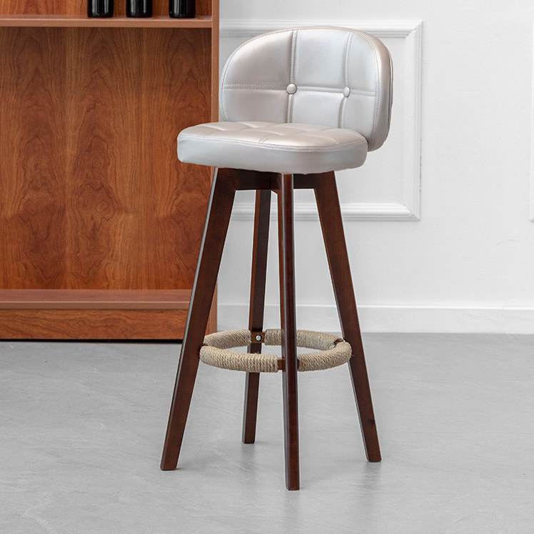 brown feet   silver leather, rotatable