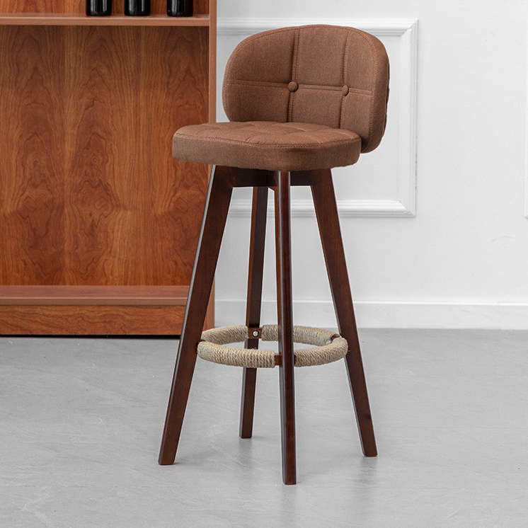 brown feet   brown linen, rotatable