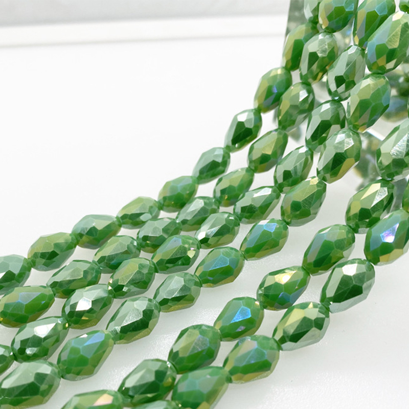 Grass green porcelain AB 3mm/100pcs