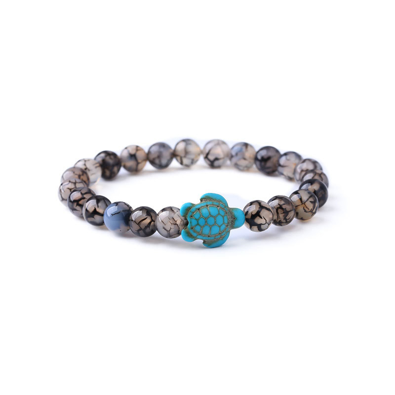 3:Turtle black and white dragon pattern