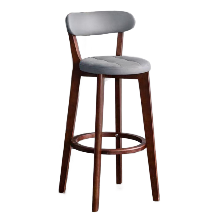 Brown frame light gray technical cloth