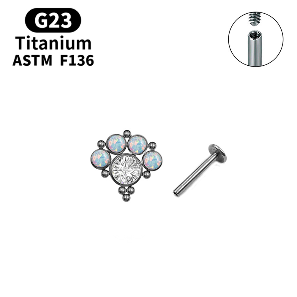 Titanium color   white zirconium Rod diameter 1.2