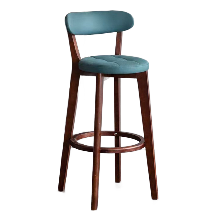 Brown frame dark green technical cloth