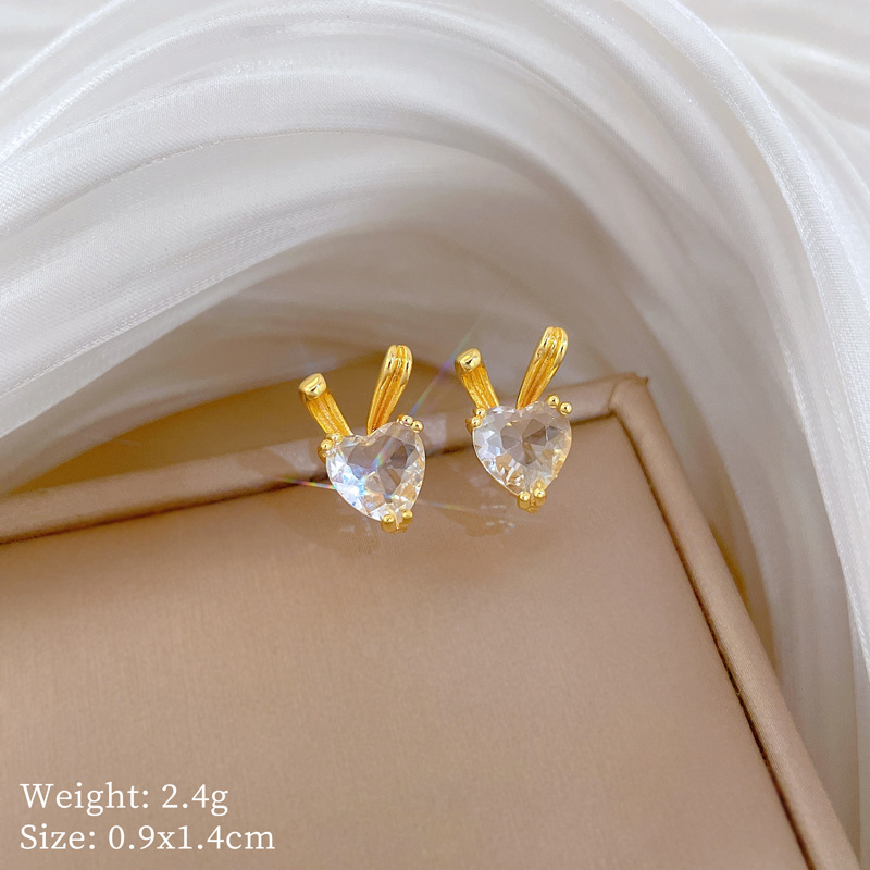 P530 Stud Earrings [Copper Real Gold Electroplated
