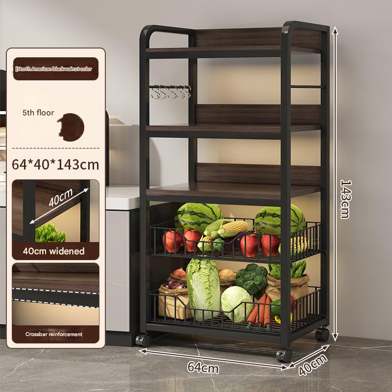 [bold style] five layers 64*40*143cm north american black walnut color