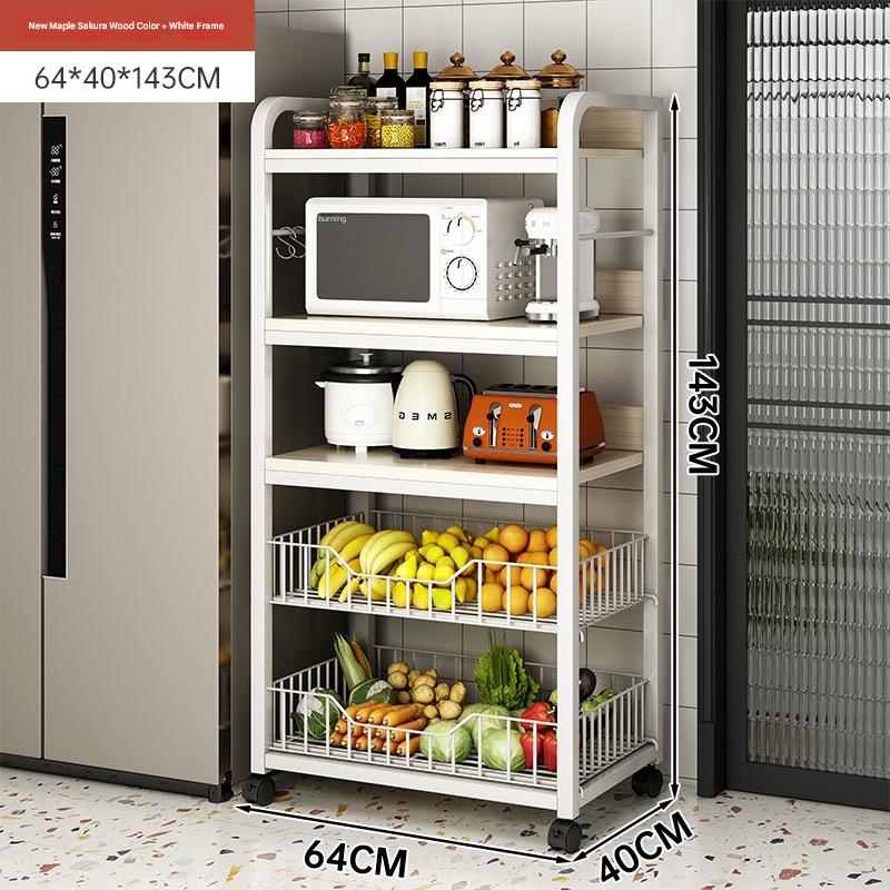 [bold style] five layers 64*40*143cm new maple cherry wood color