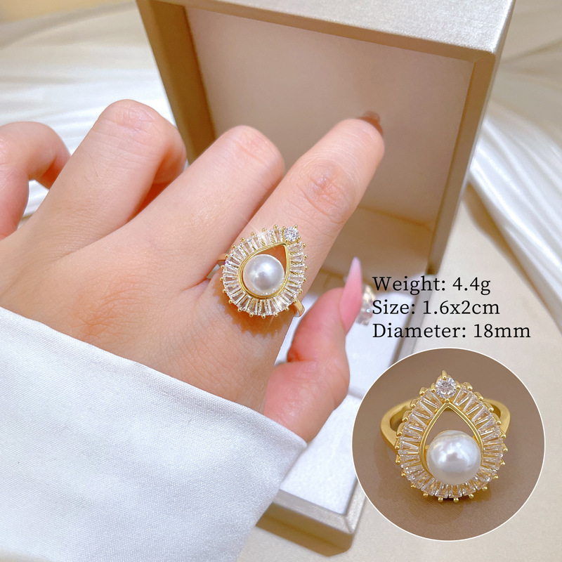 3:G414 Ring [Copper Real Gold Electroplated]