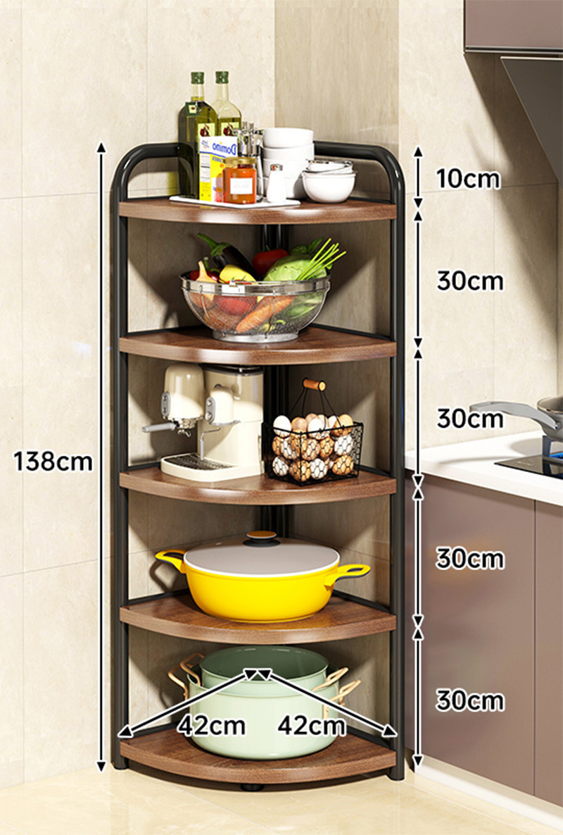 [corner model-with armrests] five layers 42*42*138cm field oak color